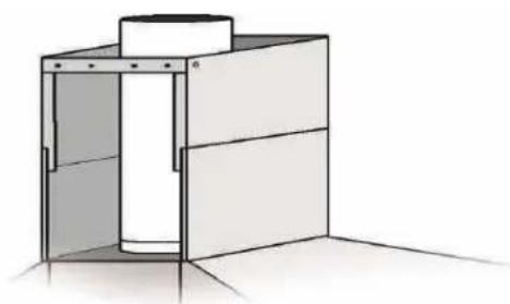BlueStar LR030LP - THE CORRECT HEIGHT OF YOUR PYRAMID STYLE HOOD - 3