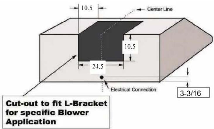 BlueStar LR030LP - DIMENSIONS OF THE PRO LINE SERIES HOOD - 2