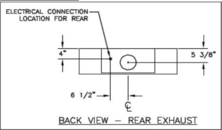 BlueStar LR030LP - SITE PREPARATION FOR LOW PROFILE SERIES HOOD - 2