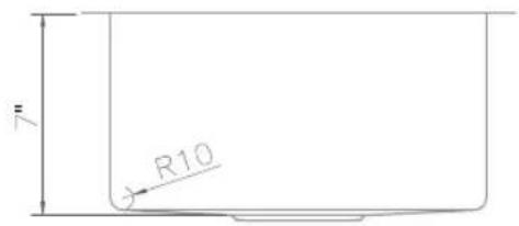 ZLine SRS33 - Undermount Bar Sink - 2