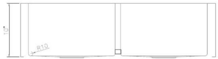 ZLine SC30D33 - SINK DIMENSIONS - 2