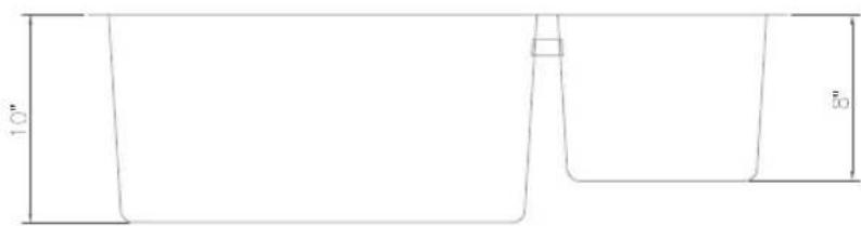 ZLine SC30D33 - Arc Sink Double Bowl - 2