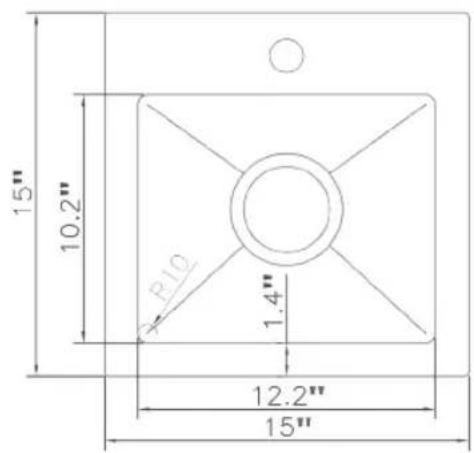 ZLine SAS30 - Top Mount Bar Sink - 1