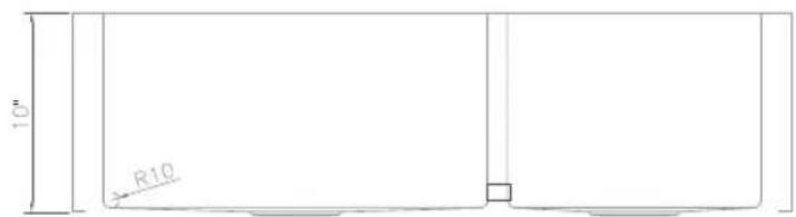 ZLine SLS33 - Apron Sink Double Bowl - 2