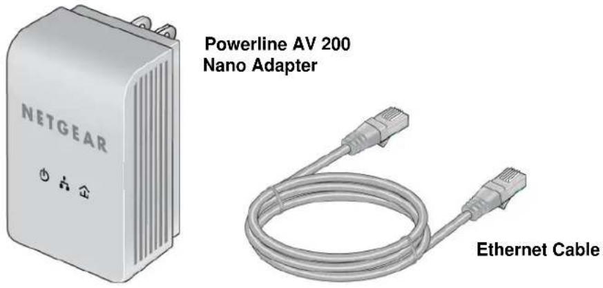 Powerline AV 200 Nano Adapter NETGEAR Ethernet Cable