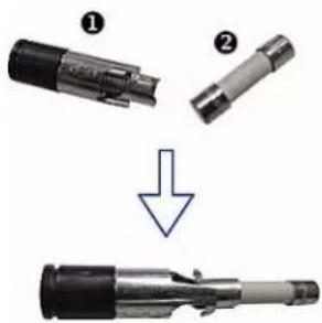 Raritan Dominion PX3-5040U - ▶ To replace a fuse on 1U PDUs: - 2