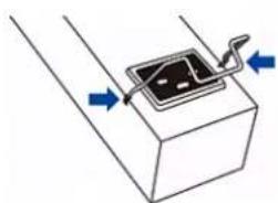 Raritan Dominion PX3-5040U - Installing Cable Retention Clips on the Inlet (Optional) - 2