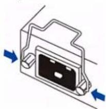 Raritan Dominion PX3-5040U - Installing Cable Retention Clips on the Inlet (Optional) - 3