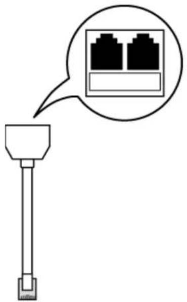 Raritan Dominion PX3-5040U - Using an Optional DPX-ENVHUB2 cable - 1