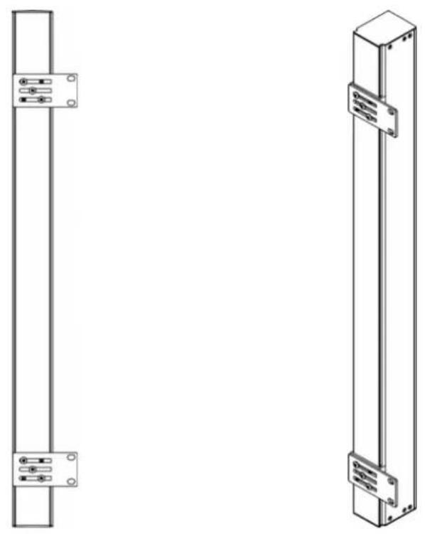 Raritan Dominion PX2-1551V - Mounting Zero U Models Using Claw-Foot Brackets - 1