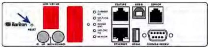 Raritan Dominion PX2-1551V - To reset to factory defaults using the reset button: - 1