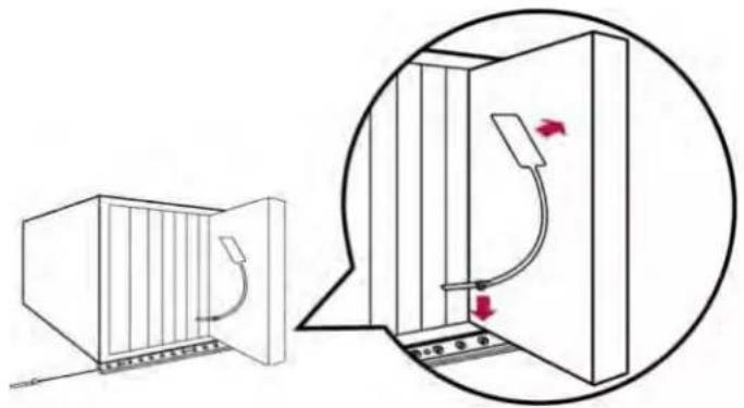 Raritan Dominion PX2-1551V - To install a blade extension strip: - 3