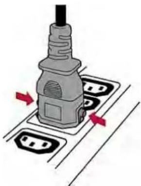 Raritan Dominion PX2-2530 - To remove a SecureLock ^TM power cord from the PDU: - 1