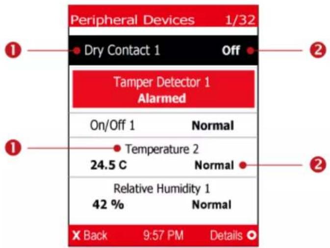Raritan Dominion PX3-5969U - To show environmental sensor or actuator information: - 1