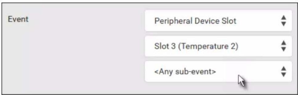 Raritan Dominion PX3-5969U - Event rule configuration illustration: - 4
