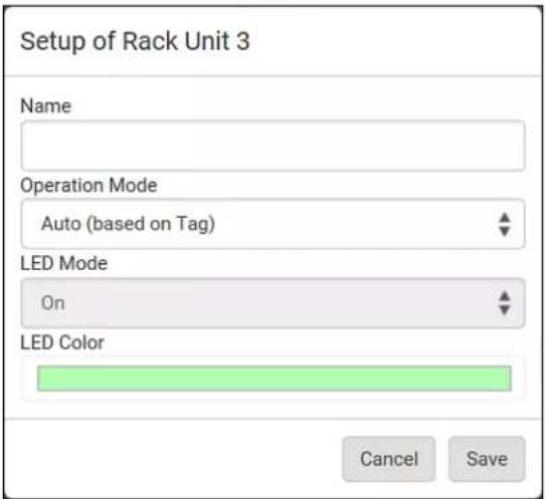 Raritan Dominion PX3-5969U - To customize a single rack unit's settings: - 1