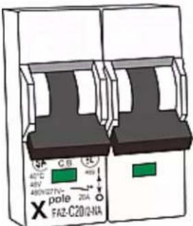 Raritan Dominion PX3-5969U - To reset the handle-type breakers: - 1