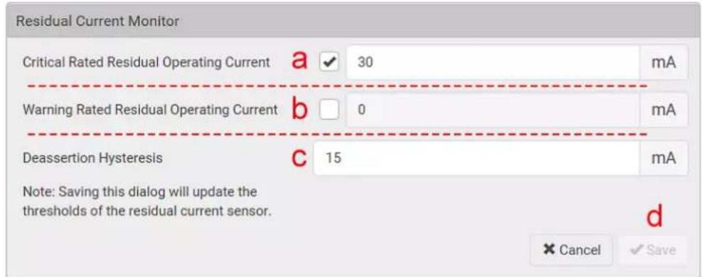 Raritan Dominion PX3-5969U - To configure the RCM current thresholds and run self-test: - 1