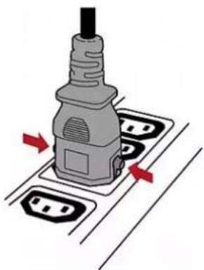Raritan Dominion PX3-5969U - To lock a power cord using the SecureLock™ mechanism: - 1