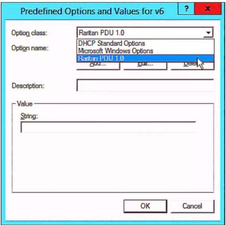 Raritan Dominion PX3-5969U - ▶ Required Windows IPv6 settings in DHCP: - 3