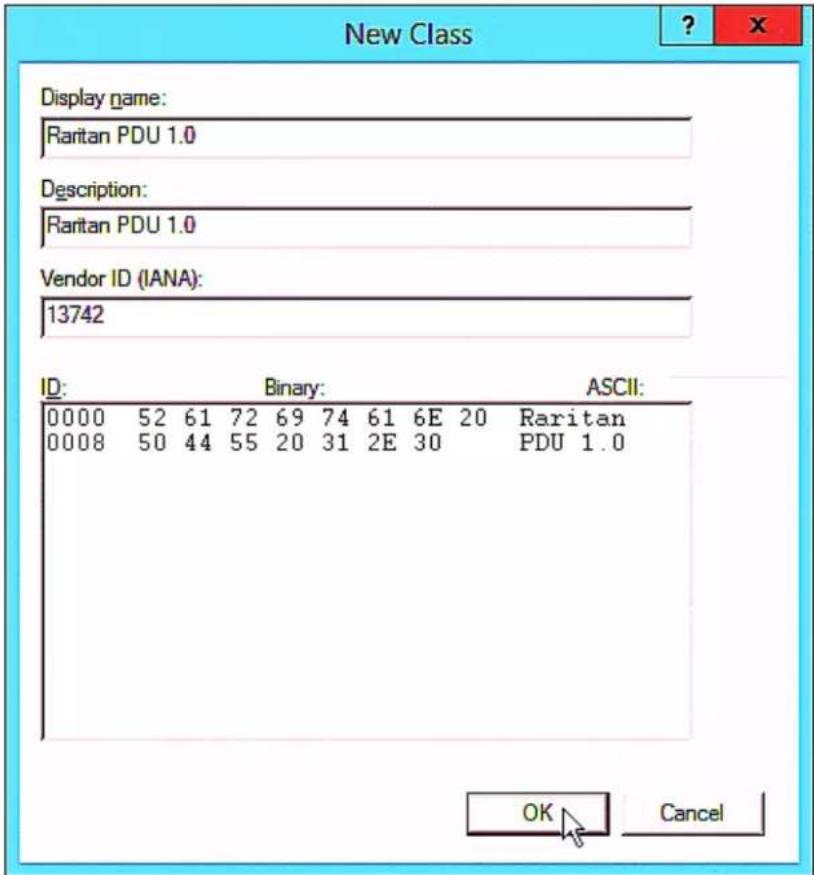 Raritan Dominion PX3-5969U - ▶ Required Windows IPv6 settings in DHCP: - 2