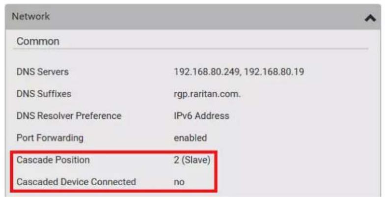 Raritan Dominion PX3-5969U - ▶ Cascading information in the Bridging mode: - 3