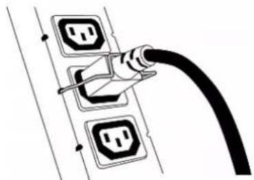 Raritan Dominion PX3-5969U - Installing Cable Retention Clips on Outlets (Optional) - 3