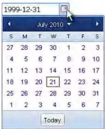Raritan Dominion PX2-1292R - How to Use the Calendar - 1