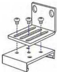 Raritan Dominion PX2-1725V - Mounting Zero U Models Using L-Brackets - 3