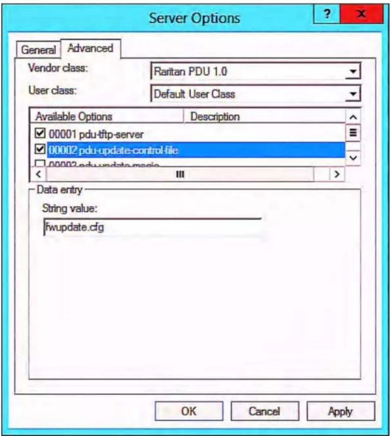 Raritan Dominion PX2-1725V - ▶ Required Windows IPv6 settings in DHCP: - 8