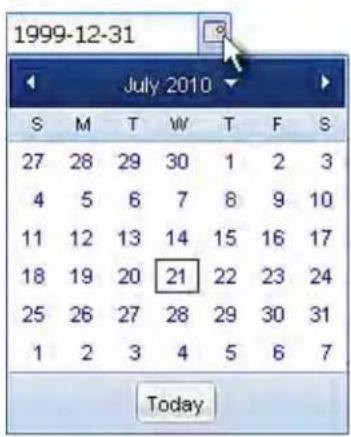 Raritan Dominion PX2-1725V - How to Use the Calendar - 1