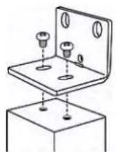 Raritan Dominion PX2-1725V - Mounting Zero U Models Using L-Brackets and Buttons - 2