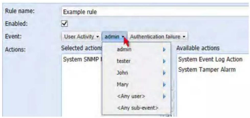 Raritan Dominion PX2-1725V - To modify an event rule: - 1