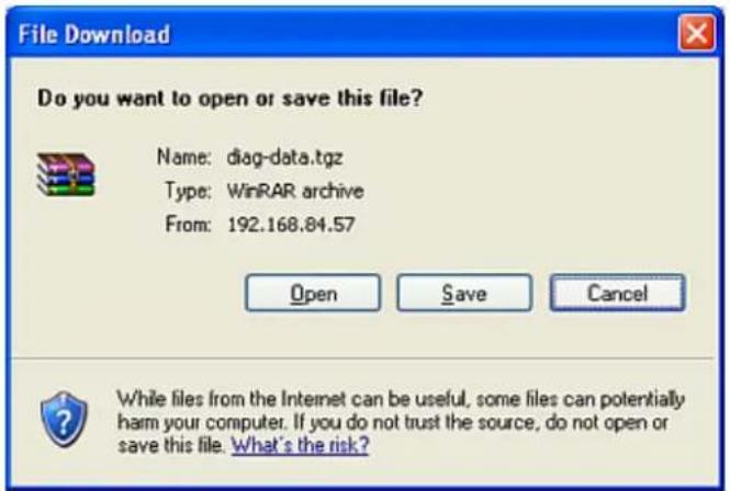 Raritan Dominion PX3-1833R - To retrieve a diagnostic file: - 1