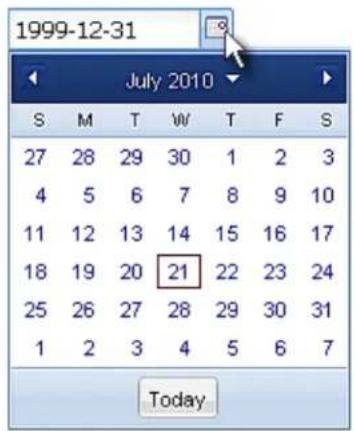 Raritan Dominion PX3-1833R - How to Use the Calendar - 1