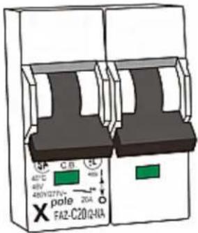 Raritan Dominion PX3-1833R - To reset the handle-type breakers: - 1