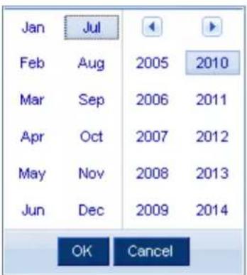 Raritan Dominion PX2-5701 - To select a date using the calendar: - 1
