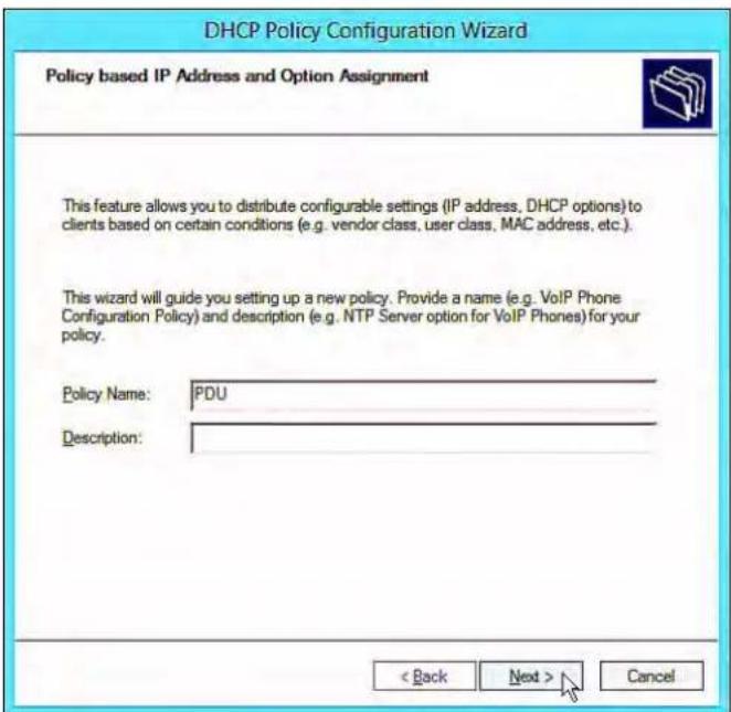 Raritan Dominion PX2-1594V - ▶ Required Windows IPv4 settings in DHCP: - 8