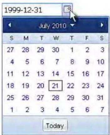Raritan Dominion PX2-1955 - How to Use the Calendar - 1