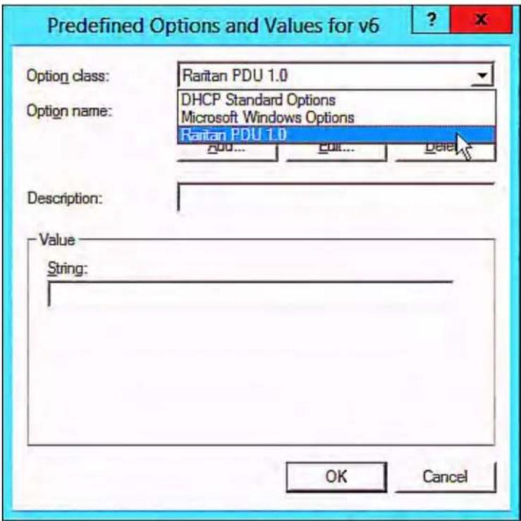 Raritan Dominion PX3-5176R - ▶ Required Windows IPv6 settings in DHCP: - 3