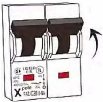 Raritan Dominion PX3-5176R - To reset the handle-type breakers: - 2