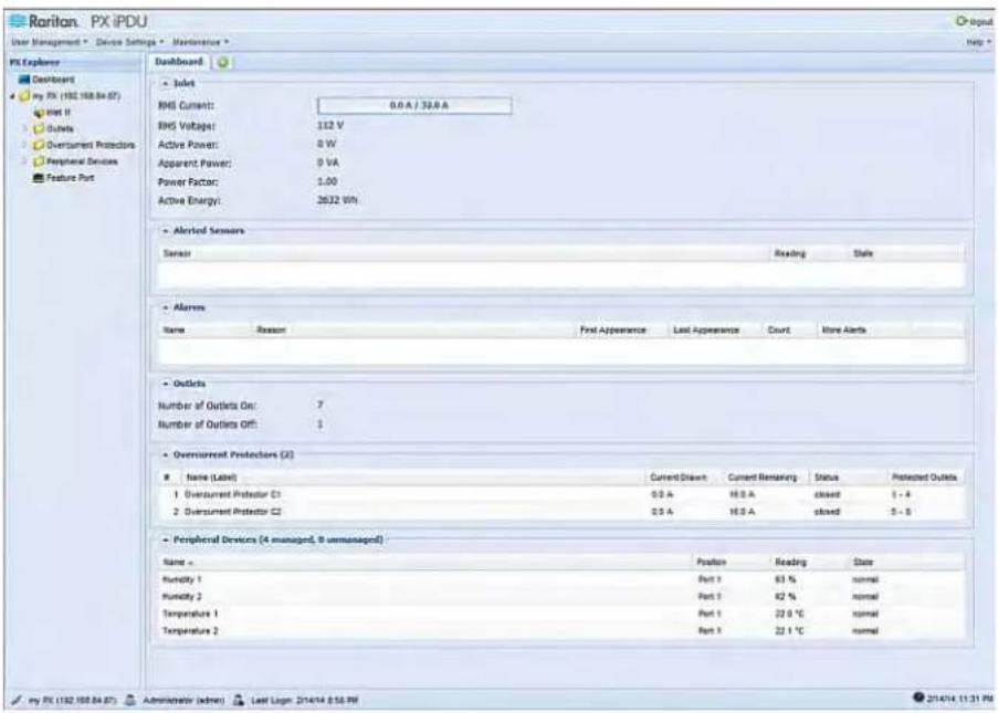 Raritan Dominion PX2-5965X3 - To log in to the web interface: - 3