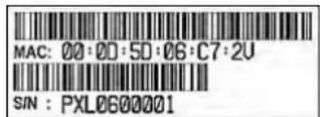 Raritan Dominion PX2-5730 - MAC Address - 1