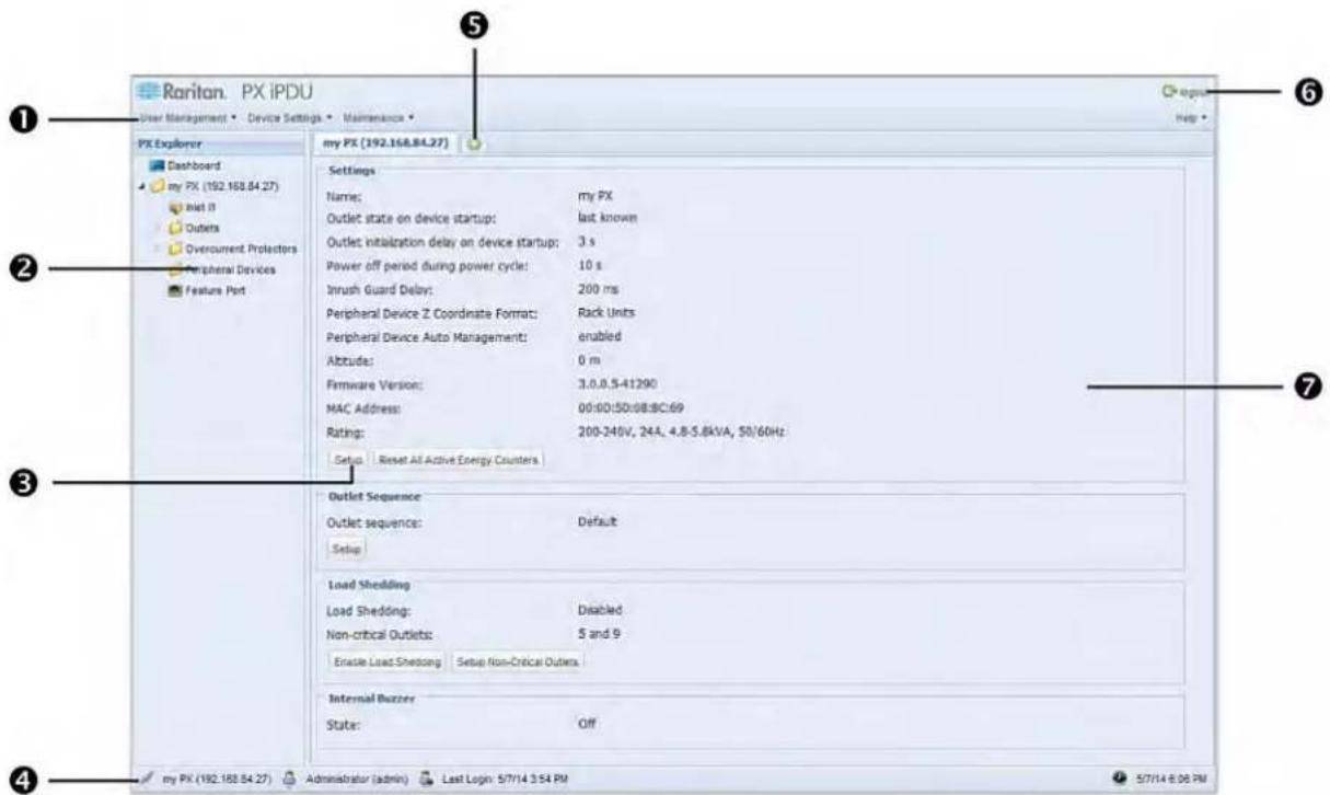 Raritan Dominion PX2-5730 - Introduction to the Web Interface - 1