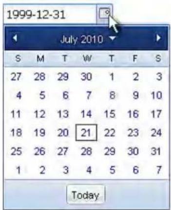Raritan Dominion PX2-5535V - How to Use the Calendar - 1