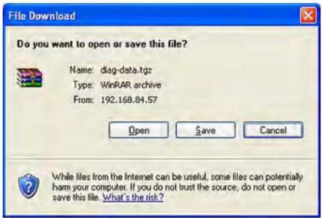 Raritan Dominion PX2-5535V - ▶ To retrieve a diagnostic file: - 1