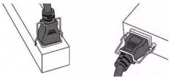 Raritan Dominion PX2-5535V - To install and use a cable retention clip on the inlet: - 2