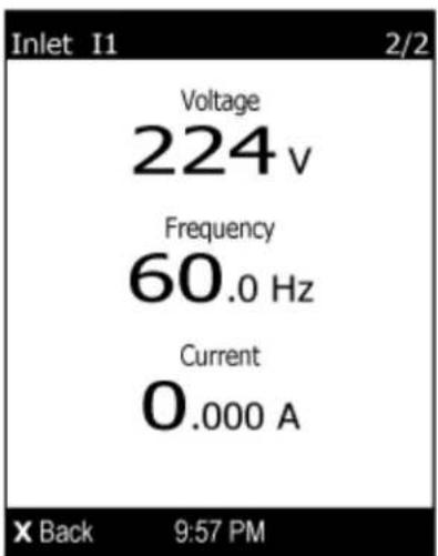 Raritan Dominion PX3-5434V - To show the inlet information: - 3