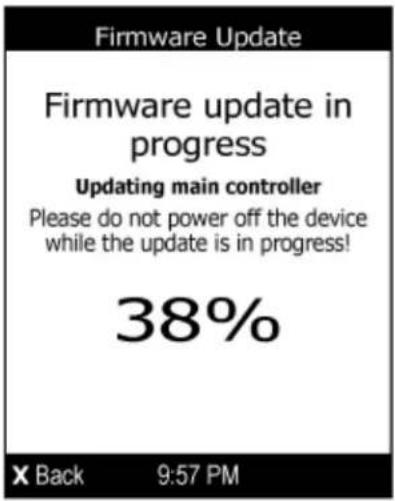 Raritan Dominion PX3-5434V - Showing the Firmware Upgrade Progress - 1