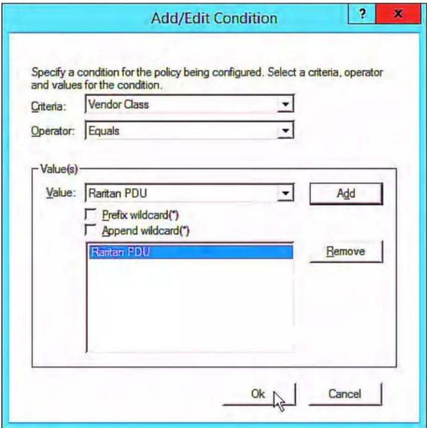 Raritan Dominion PX3-5434V - ▶ Required Windows IPv4 settings in DHCP: - 9